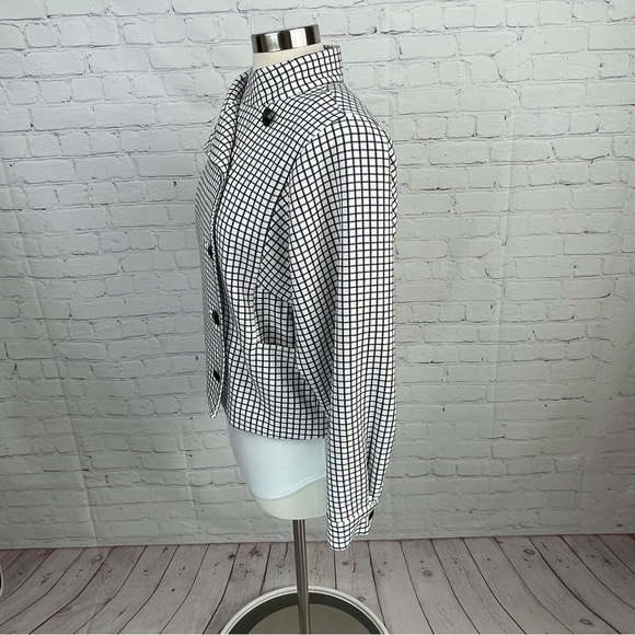 Cabi Osaka Nights Windowpane Ponte Blazer 3173 Women’s Medium - Picture 10 of 11